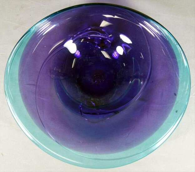 Will Barry Art Glass Bowl