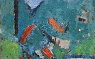 Yehoshua Front , b. 1946, Abstract Landscape