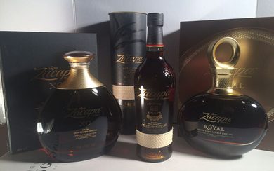 Zacapa - "Royal", "XO", "23 Solera" - 70cl - 3 bottles