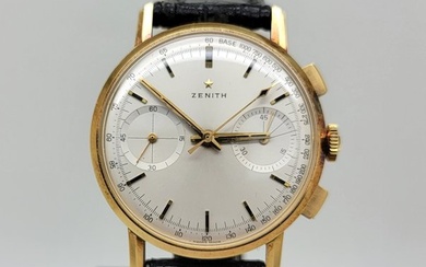 Zenith - Vintage Chronograph 146DP - 18K Yellow Gold - Men - 1960-1969