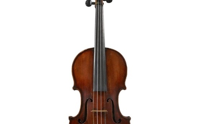 A French Violin, Mid 19th Century In case Labeled:...
