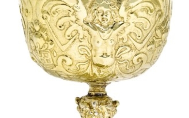 AN AUSTRIAN SILVER-GILT CUP, PROBABLY GERHARD PERNFELS, VIENNA, CIRCA 1580