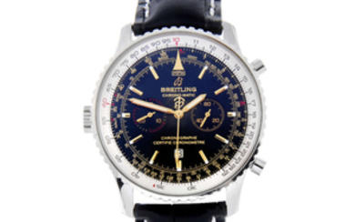 BREITLING - a limited edition gentleman's stainless steel Chrono-Matic SE chronograph wrist watch.
