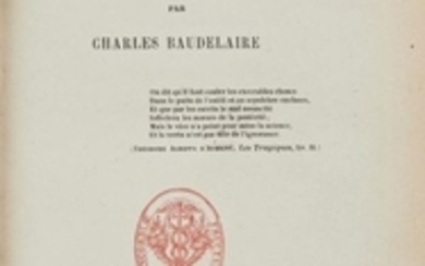 Charles BAUDELAIRE. Les Fleurs du Mal. Paris, Poul…