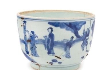 * A Chinese Blue and White Porcelain Bowl