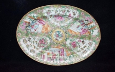 Chinese Export Rose Medallion Porcelain Platter