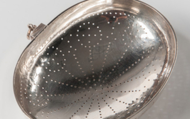 Early Georgian Sterling Silver Strainer