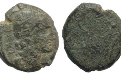 Etruria, Vetulonia, c. 3rd century BC. Æ Semuncia (17mm, 5.03g)....