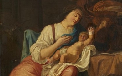 Jan van Bijlert, circle of, The Nativity