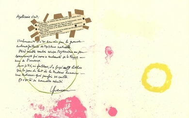 Joan Miro: Album 19 Original Lithographs Pages 7,8