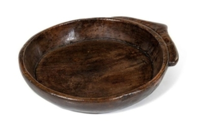 A Provincial Carved Wood Dough Bowl 19TH CENTU