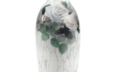 A Russian Porcelain Vase, Imperial Porcelain Manufactory, St Petersburg, Period of Nicholas II, dated 1913