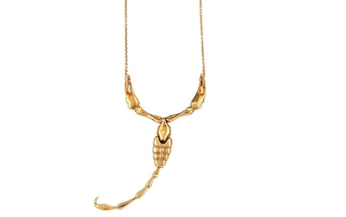 A ‘Scorpion’ pendant necklace, by Elsa Peretti for...