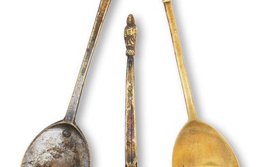 Three 16th/17th century latten spoons