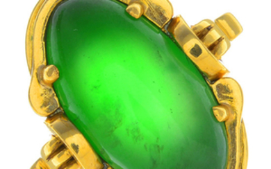 An A-type jade ring.