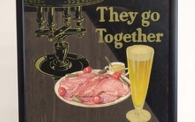 Vintage Marathon Beer Advertising Poster