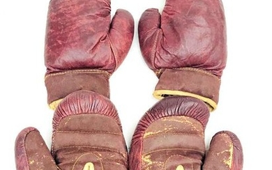 2 Vintage Pairs of Leather JC Higgins Youth Boxing