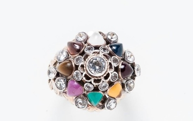 14kt Gold and Gemstone Ring