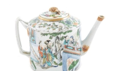 Chinese Export porcelain teapot