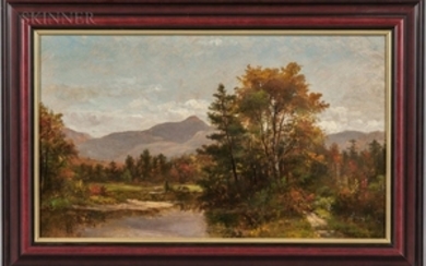 White Mountain School, 19th Century Mountain in Early Autumn, Possibly Mount Chocorua