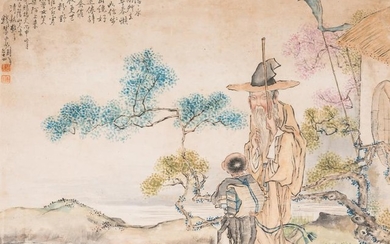 Arte Cinese Qian Hui An (1833-1911)A painting