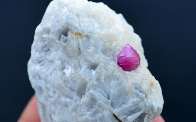 111 Gram Terminated And Undamaged Fluorescent Ruby
