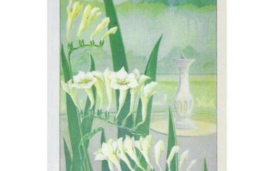 1920's Freesia Color Lithograph Print