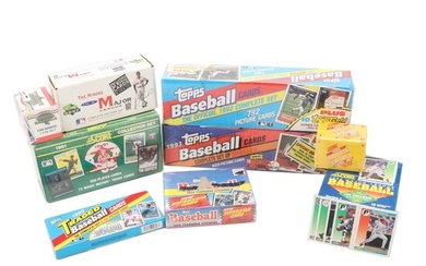 1989-1993 MLB Complete Sets Including Topps "Traded" and Score "Rookie & Traded"