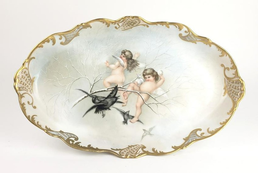 19th C. French Porcelain Tray