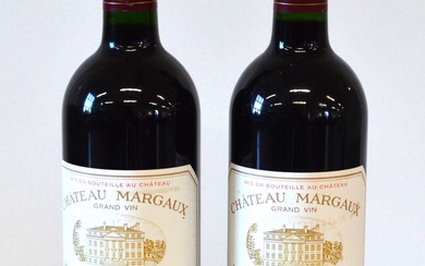 2 bottles Chateau Margaux 1er Grand Cru Classe Margaux 2002