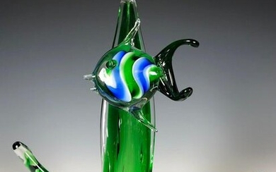 20th Century Art Glass Fish Figurine