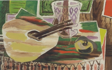 Georges Braque (1882-1963), Verre et palette