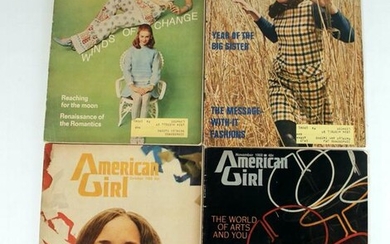 4 AMERICAN GIRL MAGAZINES 1967 - 1969