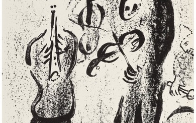 40010: Marc Chagall (1887-1985) The Mountebanks, 1963 L