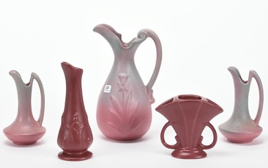 (5) Niloak Art Pottery Items