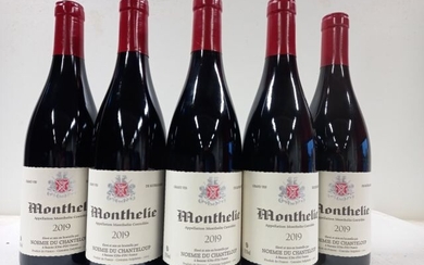 5 bouteilles de Monthélie 2019 Bourgogne... - Lot 10 - Enchères Maisons-Laffitte