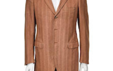 A George Harrison Owned and Used Two-Piece Wool Pin Striped Suit