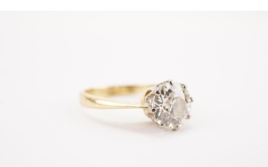 A 1.2ct Diamond Solitaire Ring. Size J.