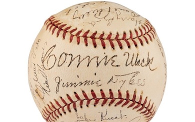 A 1952 Philadelphia Athletics Team Signed Autograph Baseball (JSA Letter of Authenticity)