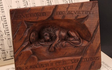 A Black Forest panel, carved after Bertel Thorvaldsen (1770 ...