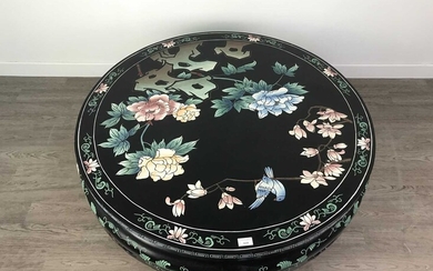 A CHINESE CIRCULAR OCCASIONAL TABLE