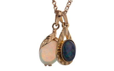 A COLLECTION OF OPAL JEWELLERY