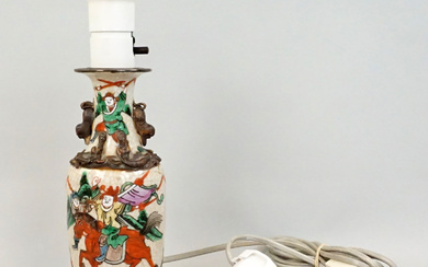 A Chinese porcelain table lamp, 20th century.