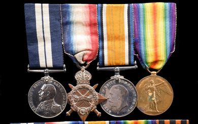 A First World War Belgian Coast D.S.M. group of five medals to Leading Telegraphist Alexander