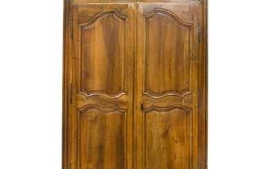 A French Provincial Fruitwood Armoire