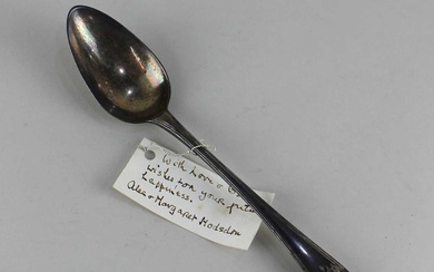 A George III silver Old English pattern spoon
