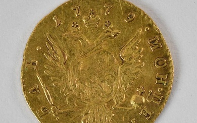 A Katharina II Russian 1779 gold coin.Condition Report There is...