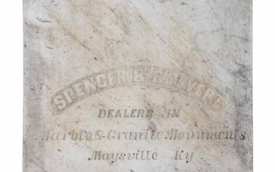 A Maysville, Kentucky Marble Monuments Advertising