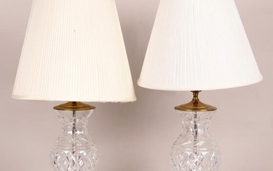 A Pair of Waterford Lamps