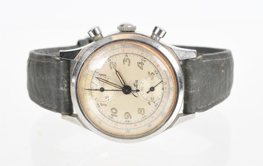A Vintage Croton Chronograph Watch
